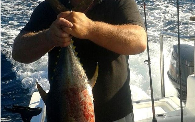 Gawie Krugel met sy tuna